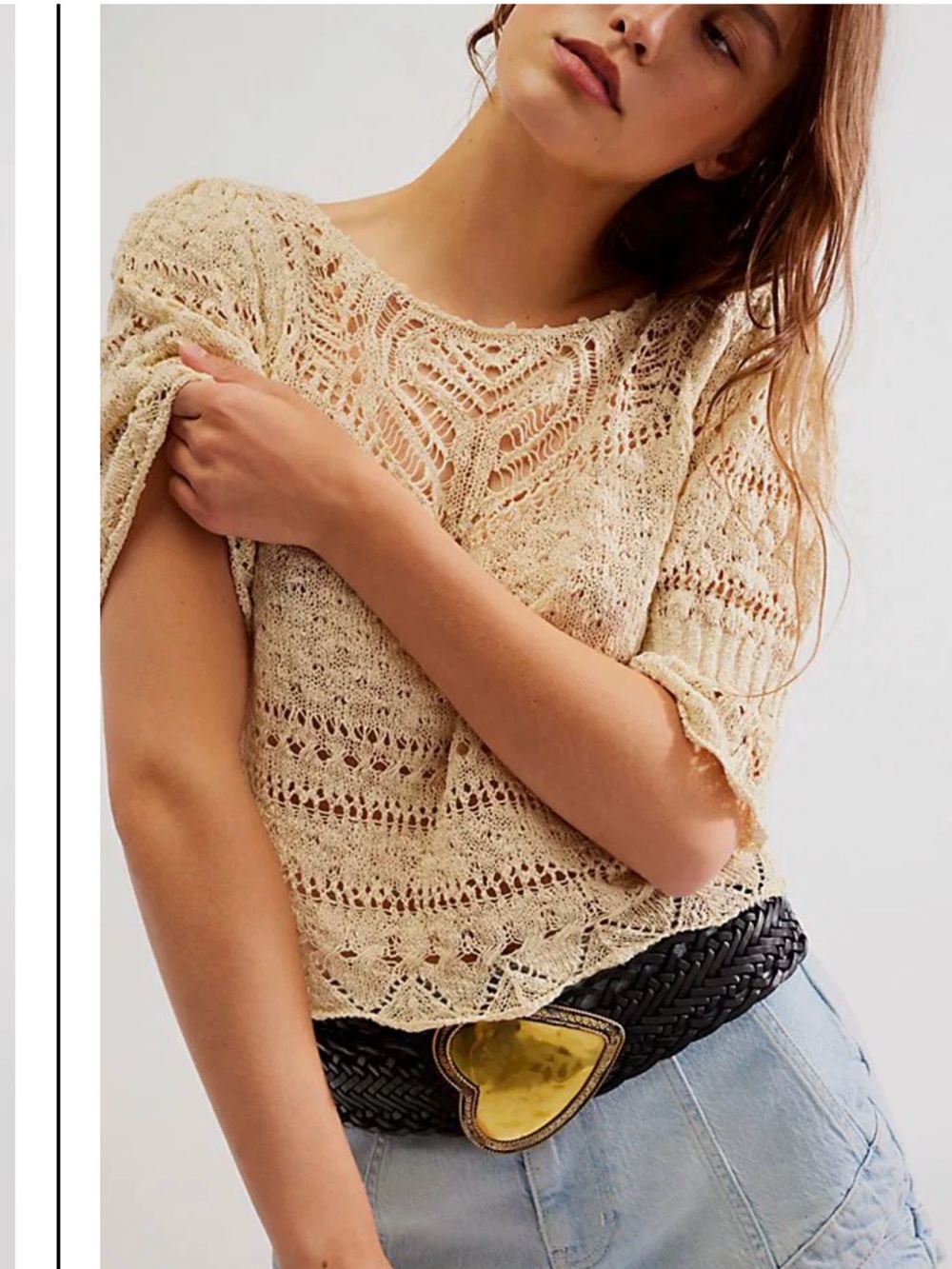Free People country romance Top